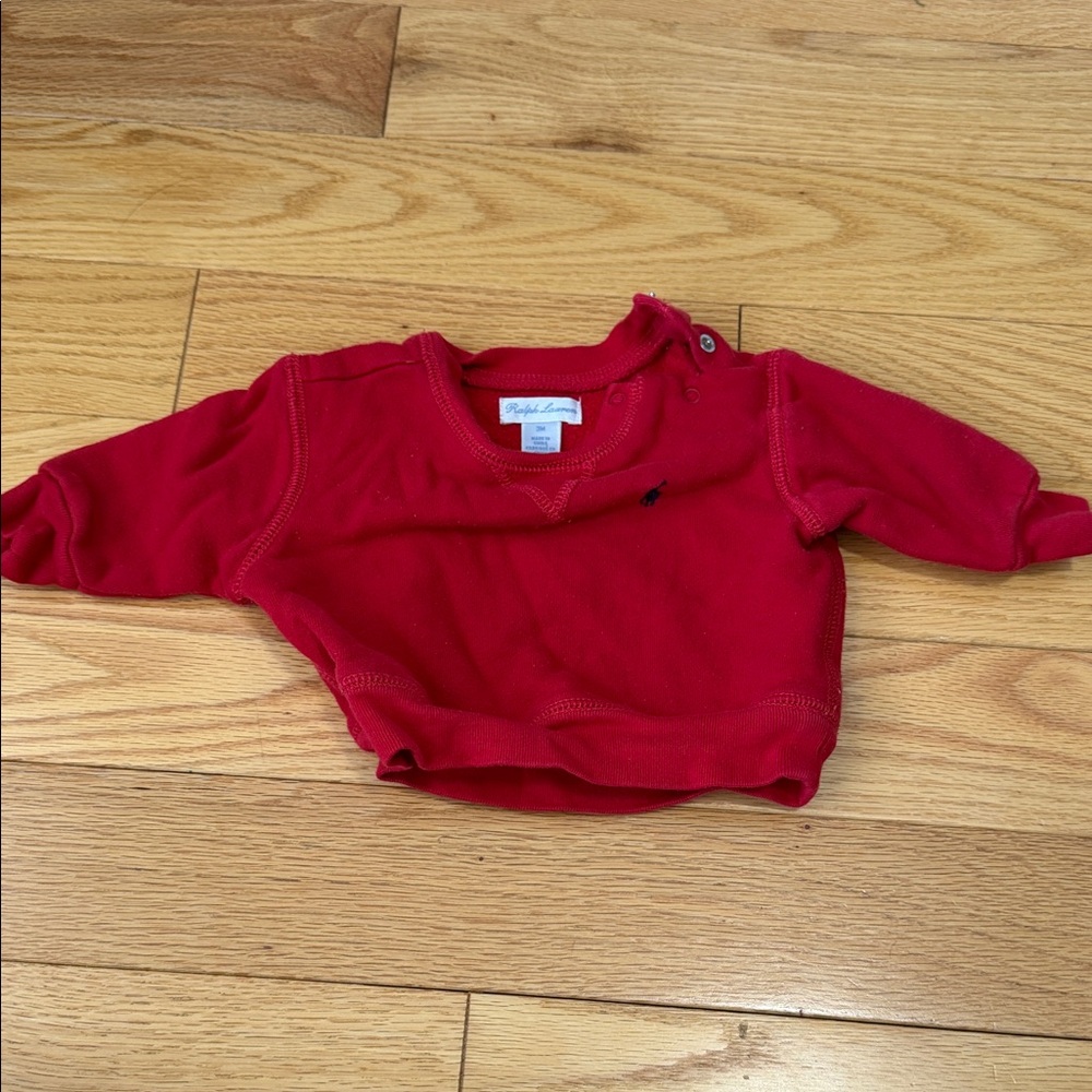 Ralph Lauren Kids Red Sweatshirt